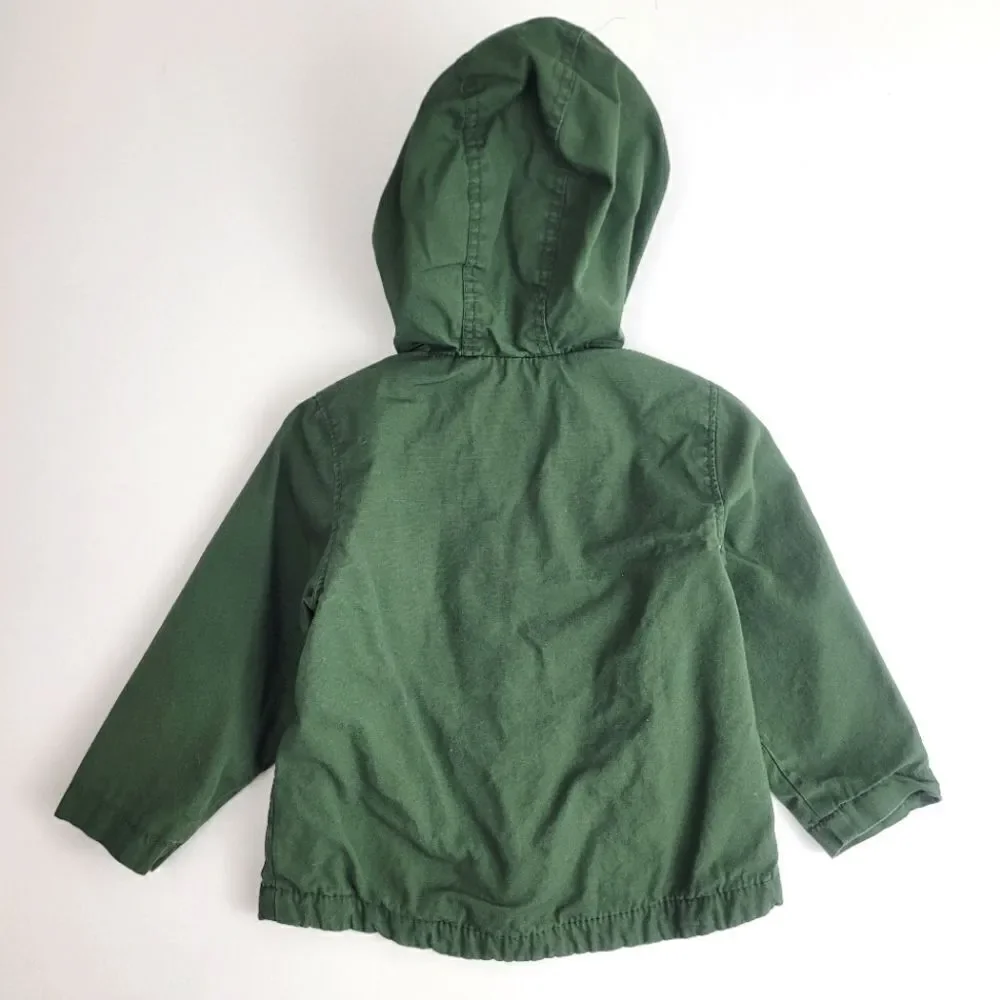 OLD NAVY 18-24mos toddler lined fatigues cargo jacket